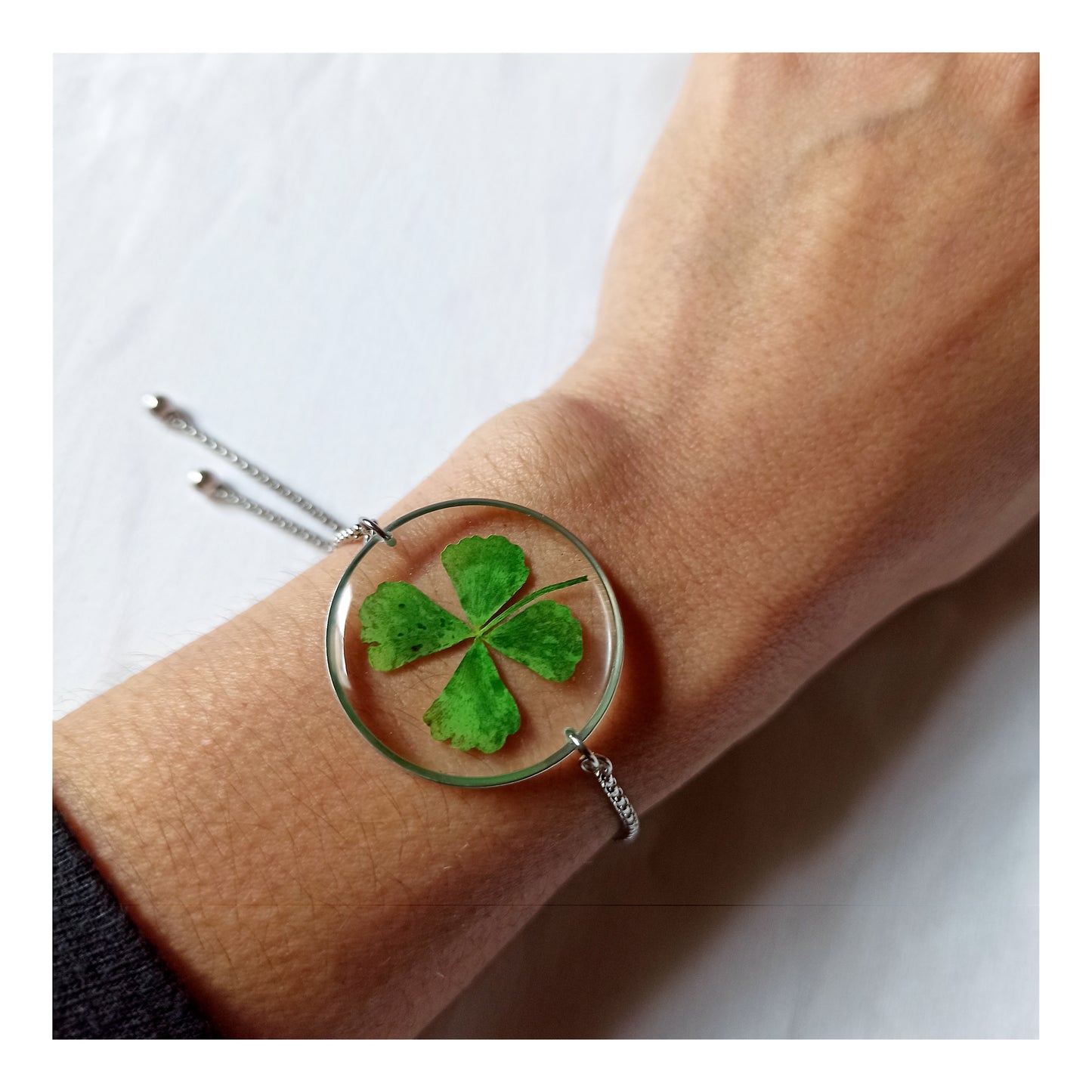 Pulsera Trébol de cuatro hojas